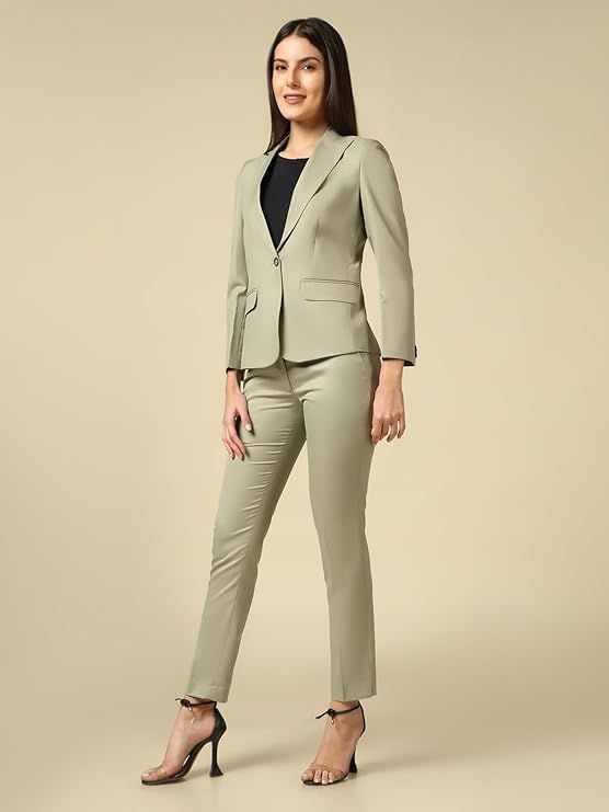 Two Piece Coat and Trouser Set for Women's