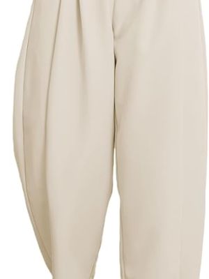 Womens Wide Leg Barrel Pants with Pockets