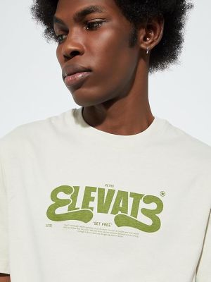 Men's Cotton Regular Fit URB_N Graphic T-Shirt