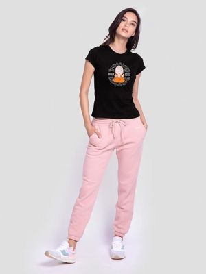 Women's Graphic Printed 100% Cotton T-Shirt - Slim Fit, Round Neck, Half Sleeves