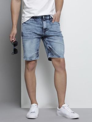 Men's Straight Fit Denim Shorts