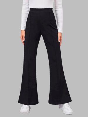 Fashion Women's Bell Bottom High Waist Trouser
