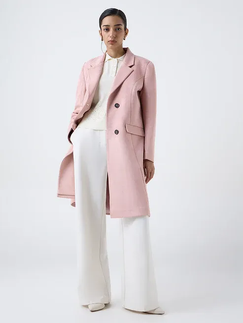 Product Dusty Pink Solid Coat Image