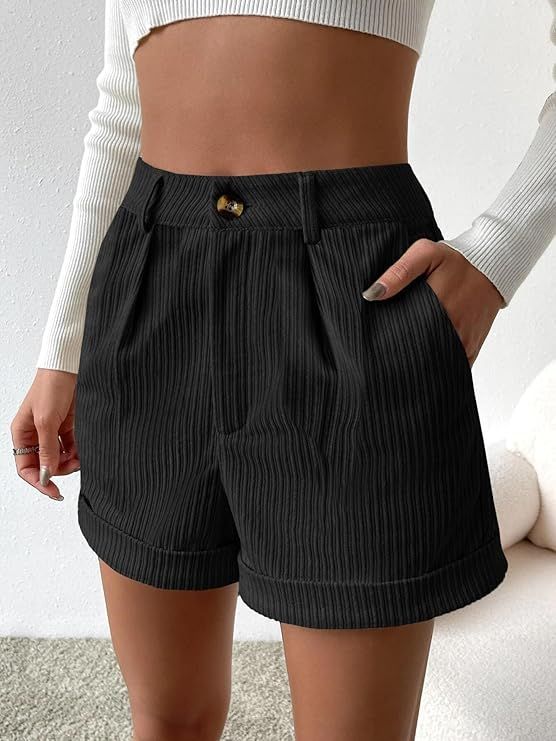 Product Women's High Waist Tailored Shorts Image